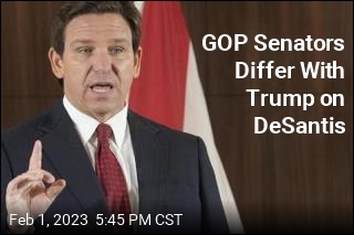 GOP Senators Differ With Trump on DeSantis