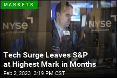 Tech Surge Leaves S&amp;P at Highest Mark in Months