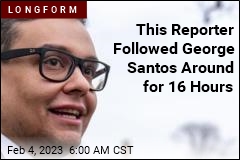 This Reporter Followed George Santos Around for 16 Hours