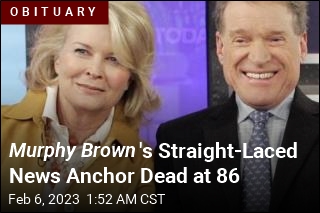 Murphy Brown 's Straight-Laced News Anchor Dead at 86