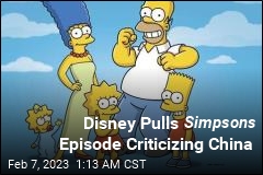 Disney Pulls Simpsons Episode in Hong Kong