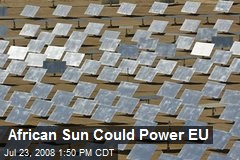 African Sun Could Power EU
