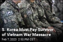 S. Korea Must Pay Survivor of Vietnam War Massacre