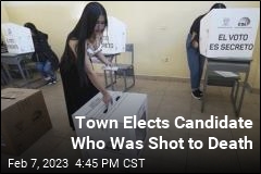 Town Elects Candidate Who Was Shot to Death