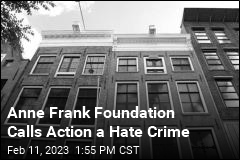 Anne Frank Foundation Calls Action a Hate Crime