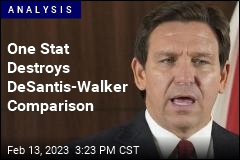 One Stat Destroys DeSantis-Walker Comparison
