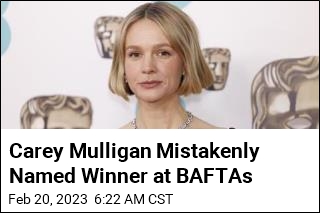 Carey Mulligan Mistakenly Named Winner at BAFTAs