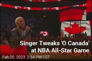 Singer Tweaks &#39;O Canada&#39; at NBC All-Star Game