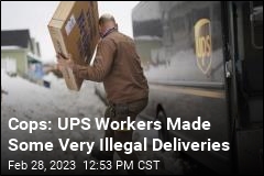 Cops: UPS Workers Made Some Very Illegal Deliveries