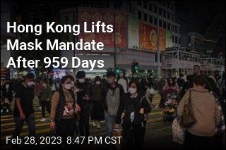 Hong Kong Lifts Mask Mandate After 959 Days