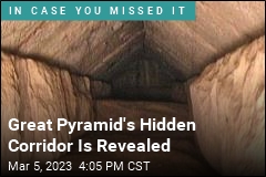 Great Pyramid&#39;s Hidden Corridor Is Revealed