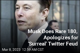 Rare 180, Apology From Elon Musk After &#39;Surreal&#39; Twitter Feud