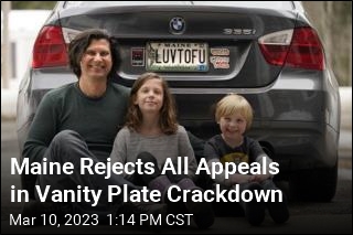 Tofu-Loving Driver Loses License Plate Fight in Maine