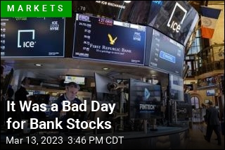 Bank Stocks Tumble as Others Rise
