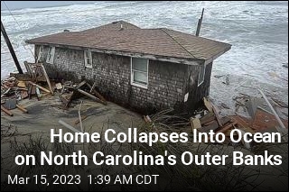 Outer Banks Home Collapses Into Ocean