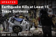 Earthquake Kills at Least 4, Traps Survivors