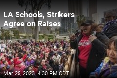LA School Strikers Win Pay Raises