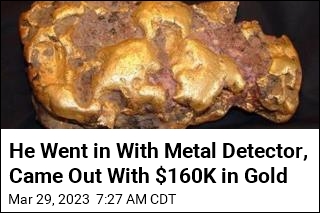 He Went in With Metal Detector, Came Out With $160K in Gold