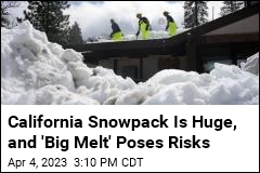 Wild Winter Brings California Deepest Snowpack in Decades