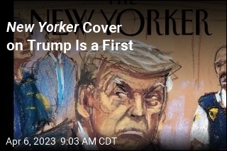 New Yorker Cover on Trump Is a First