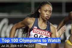 Top 100 Olympians to Watch