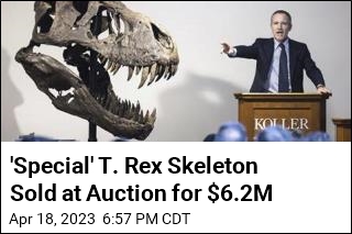 T. Rex Skeleton Auctioned in Switzerland for Over $6M