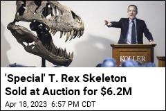 T. Rex Skeleton Auctioned in Switzerland for Over $6M