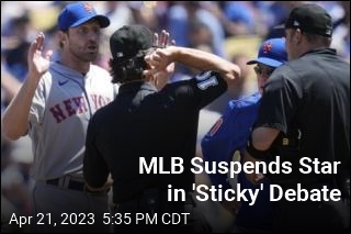 MLB Suspends Star in &#39;Sticky&#39; Debate