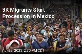 3K Migrants Start March to Mexico City
