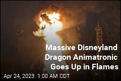 Massive Dragon Animatronic Goes Up in Flames at Disneyland