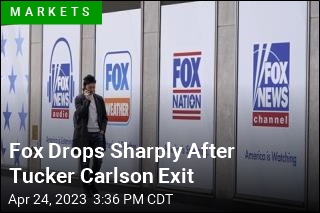 Fox Drops 2.9% After Tucker Carlson Exit