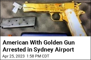 American With Golden Gun Arrested in Sydney Airport