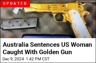 American With Golden Gun Arrested in Sydney Airport