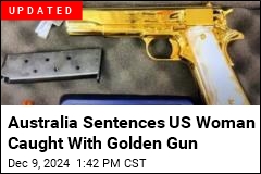 American With Golden Gun Arrested in Sydney Airport