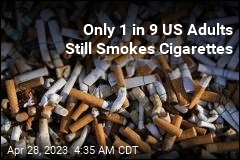 US Smoking Rate Hits All-Time Low