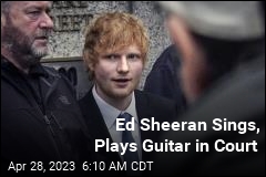 Ed Sheeran Sings, Plays Guitar in Court