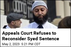 Appeals Court Refuses to Reconsider Syed Sentence