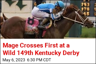 Mage Crosses First at a Wild 149th Kentucky Derby