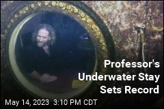 Professor Sets Underwater Mark but Has &#39;More Science to Do&#39;