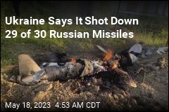 Ukraine Says It Shot Down 29 of 30 Russian Missiles