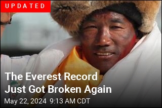 Sherpa Guide Scales Everest a Record 28th Time