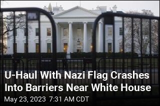 Driver With Nazi Flag Crashes Into Barriers Near White House