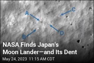 Japanese Lander Put a Dent in the Moon