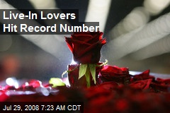 Live-In Lovers Hit Record Number