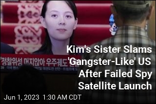 Kim&#39;s Sister Slams &#39;Gangster-Like&#39; US After Failed Launch