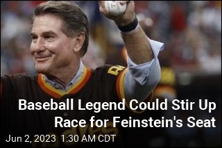 Baseball Legend, a Republican, Might Run for Feinstein&#39;s Seat