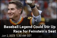 Baseball Legend, a Republican, Might Run for Feinstein&#39;s Seat