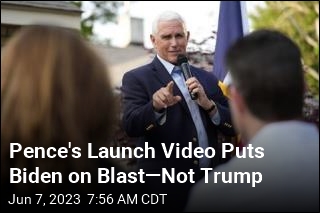 Pence Makes No Mention of Trump in Launch Video