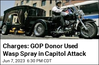 Charges: GOP Donor Used Wasp Spray in Capitol Attack