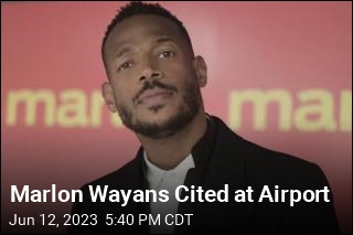 Marlon Wayans Cited at Airport